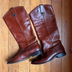 Frye Brown Leather Riding Boots